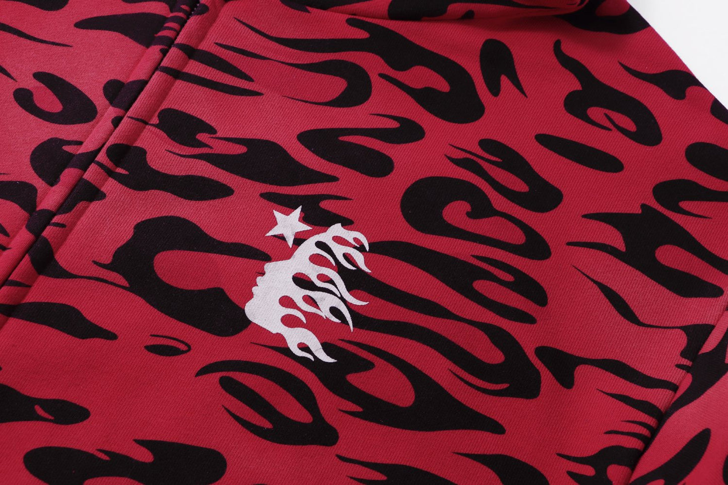 HS Camo Graphic Zip Hoodie ¡ª detail