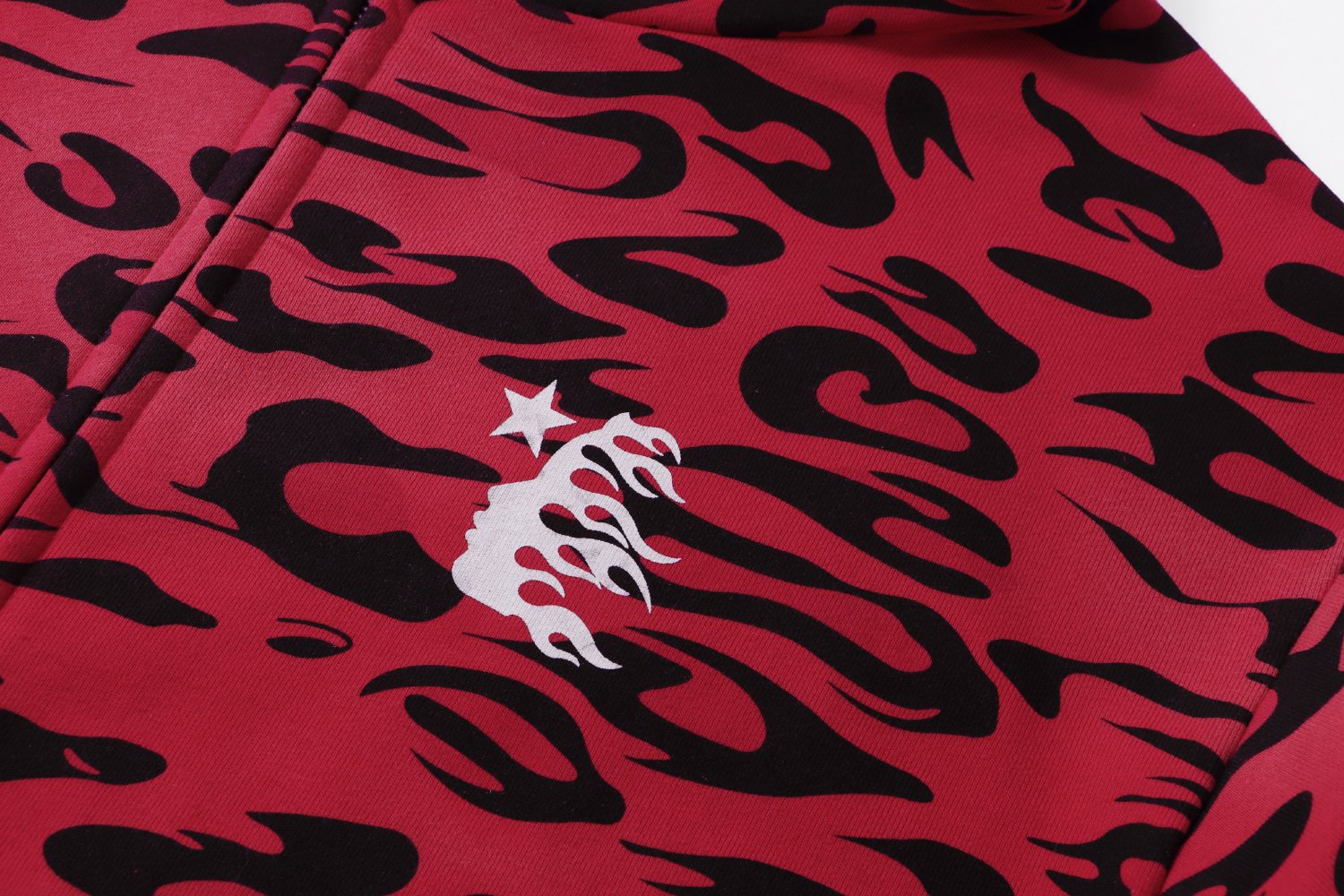 HS Camo Graphic Zip Hoodie ¡ª detail