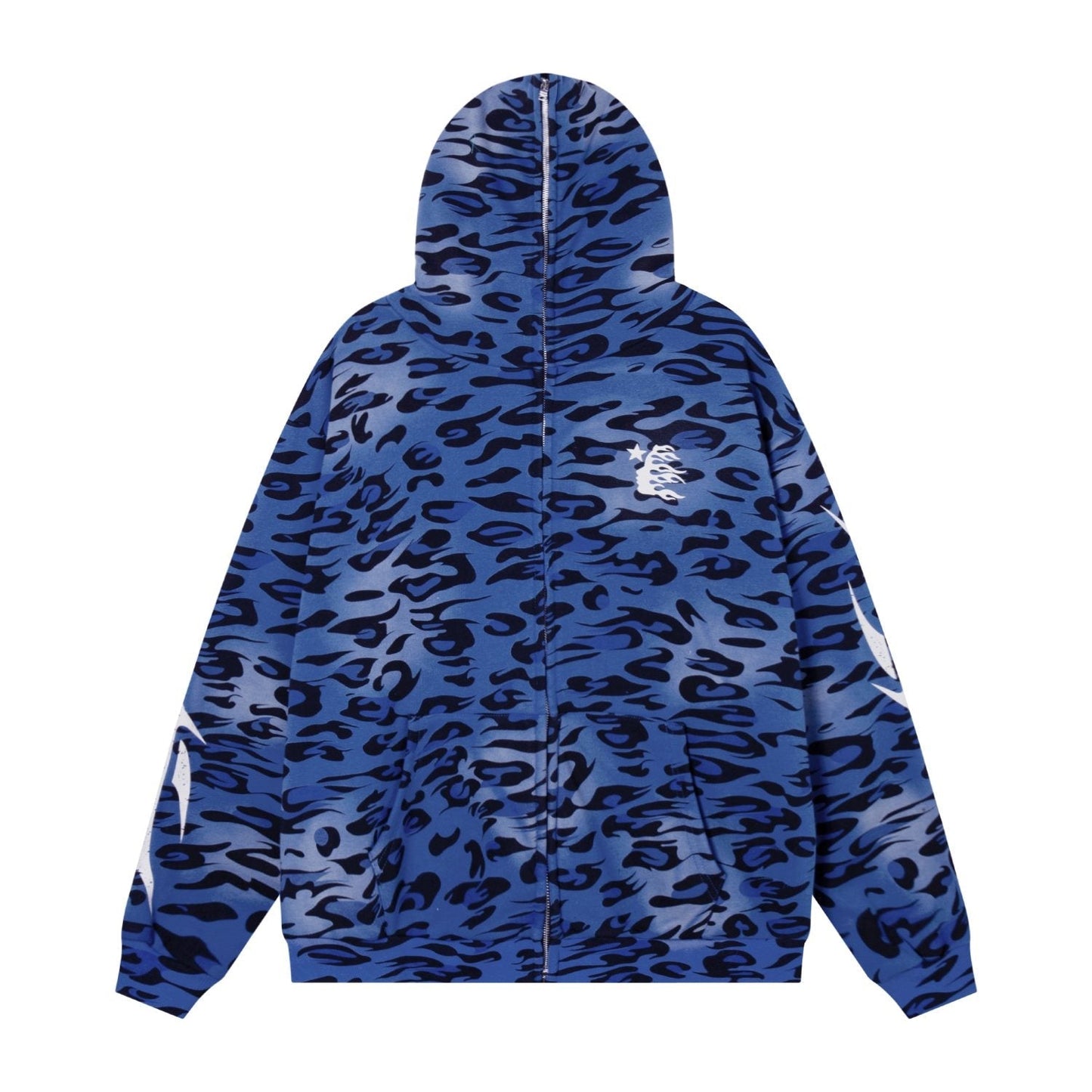 HS Camo Graphic Zip Hoodie ¡ª front