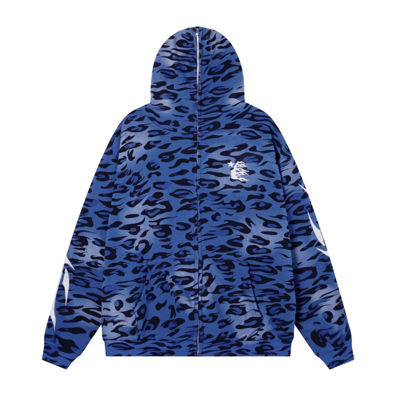 HS Camo Graphic Zip Hoodie ¡ª front
