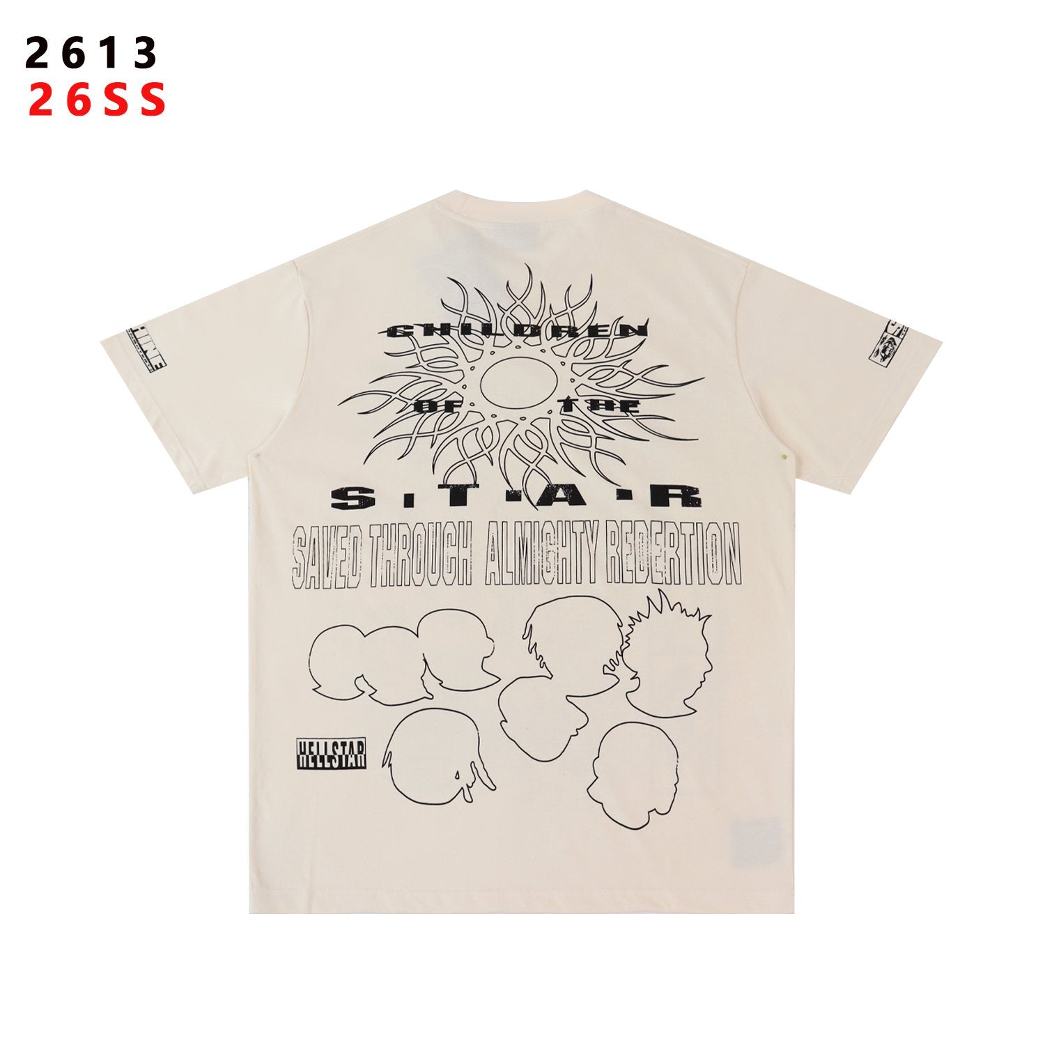 HS Children of the Star Portrait Graphic T-Shirt ¡ª back