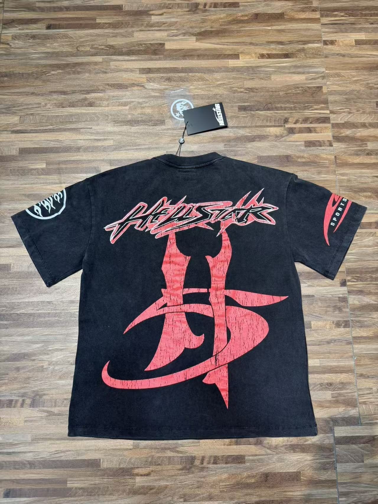 HS Red & White Graphic T-Shirt ¡ª back