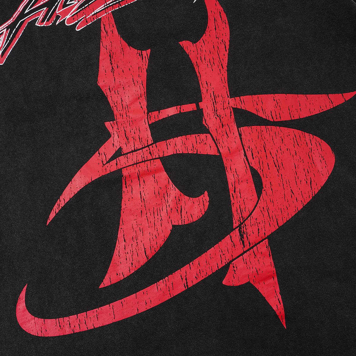 HS Red & White Graphic T-Shirt ¡ª detail