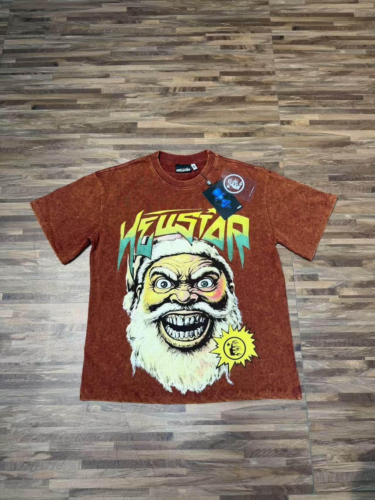 HS Santa Face Splat Graphic T-Shirt ¡ª front