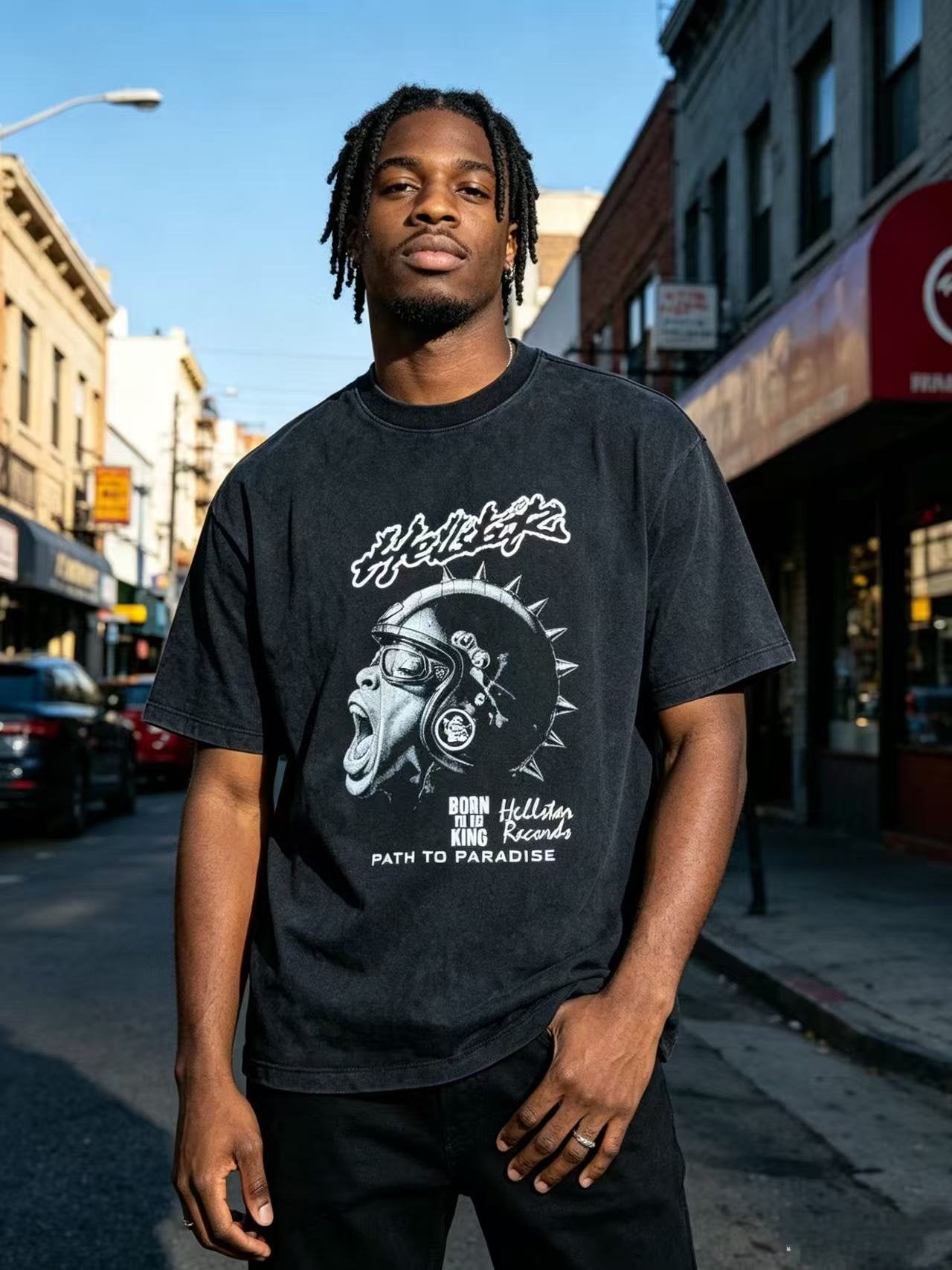 HS Born to Be King Graphic T-Shirt ¡ª model