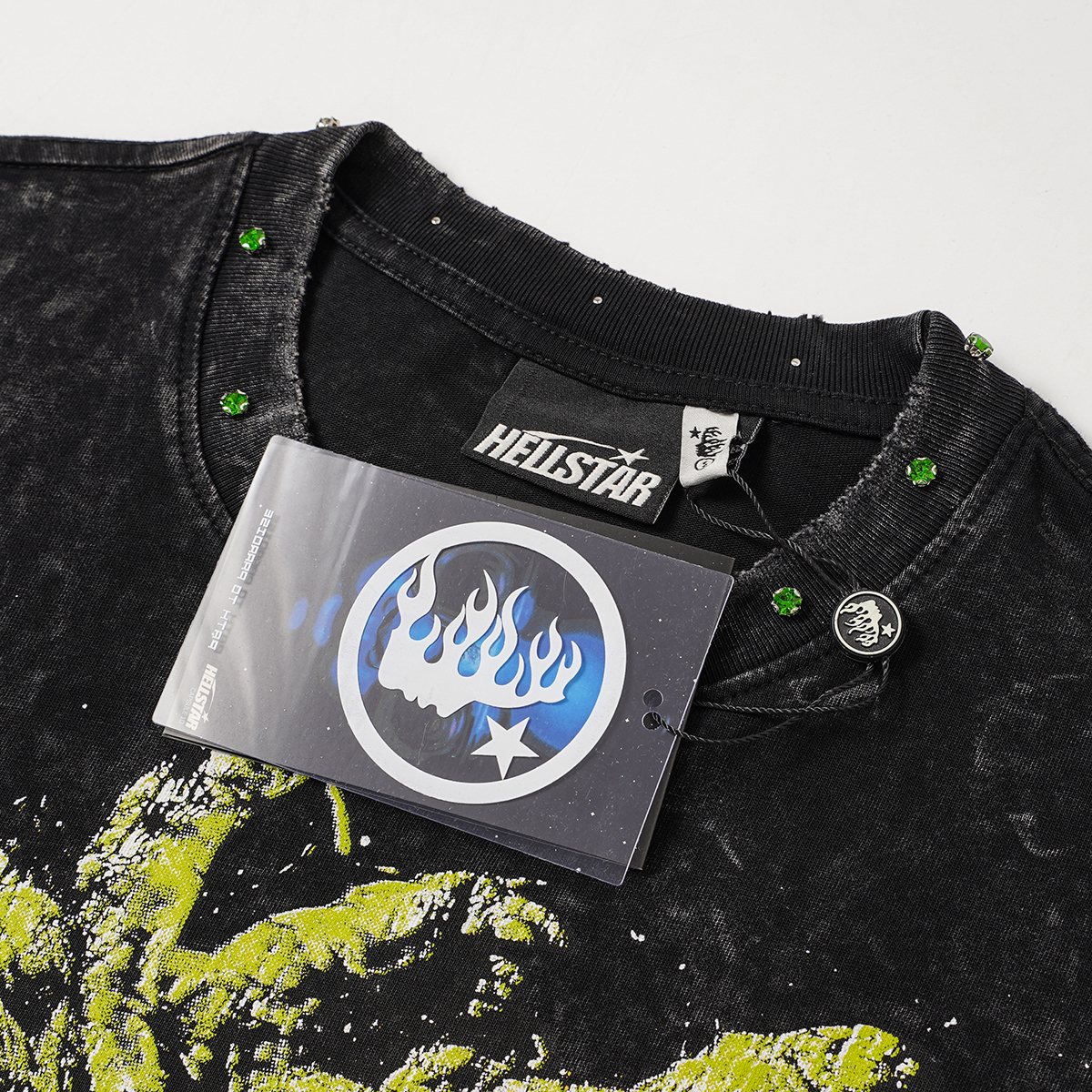 HS Made in the South Washed Black Graphic T-Shirt ¡ª neck_label
