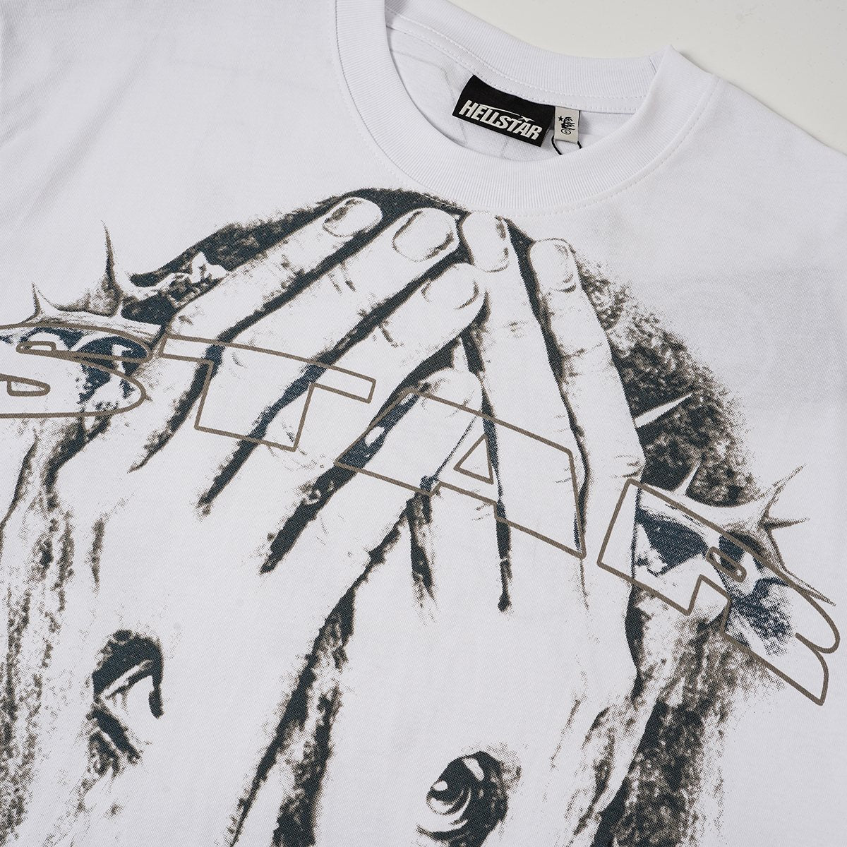 HS Religious Slogan Graphic T-Shirt ¡ª detail