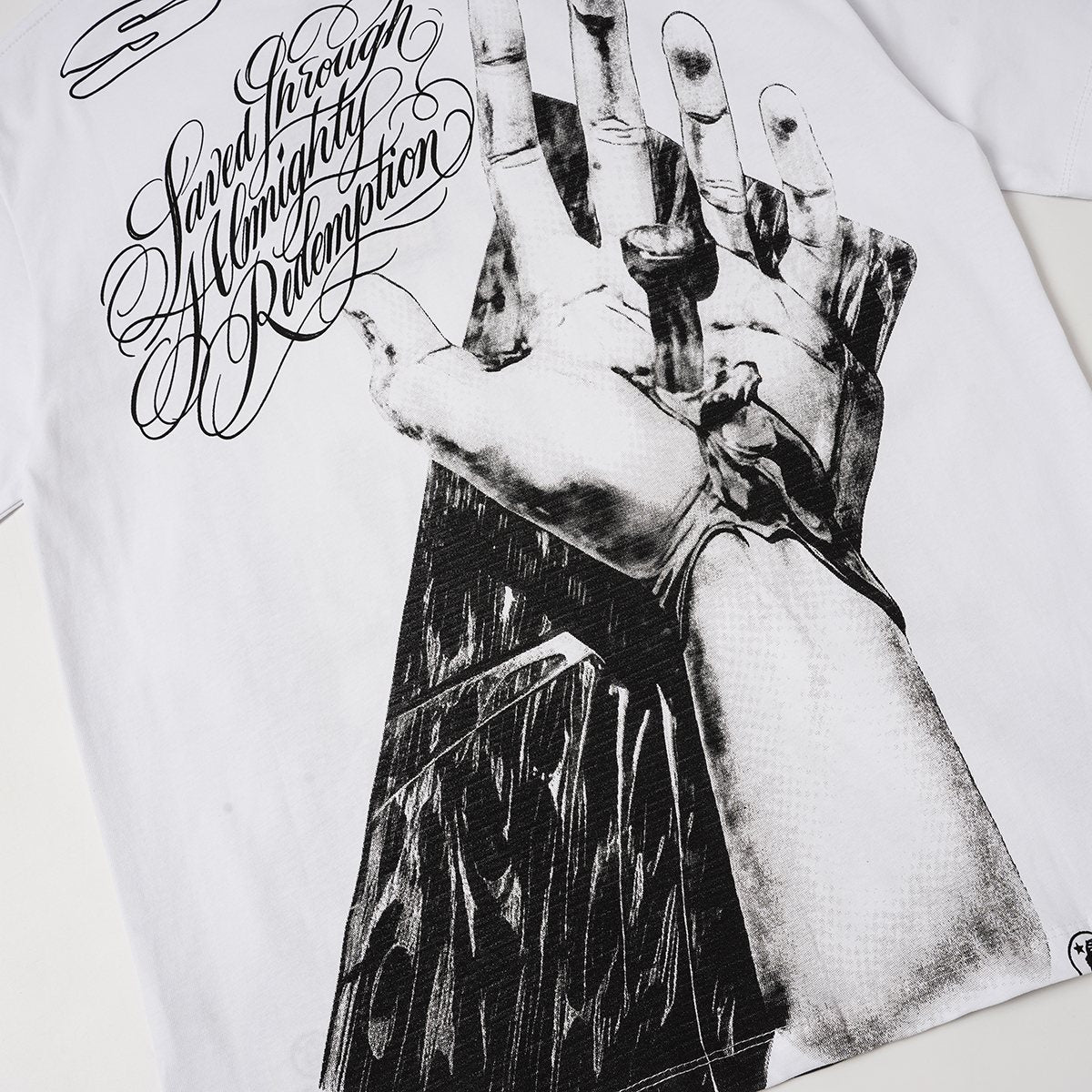 HS Religious Slogan Graphic T-Shirt ¡ª detail