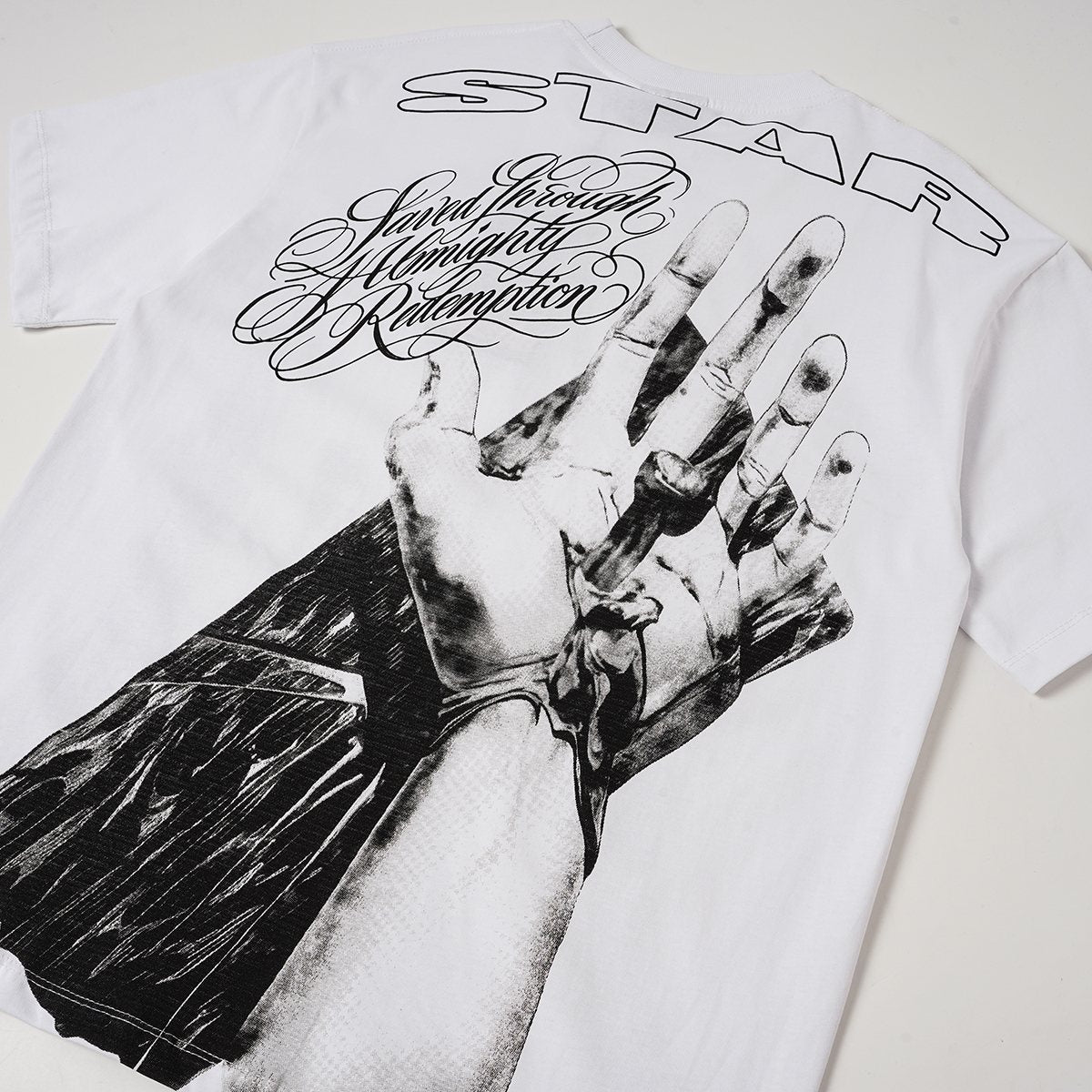 HS Religious Slogan Graphic T-Shirt ¡ª detail