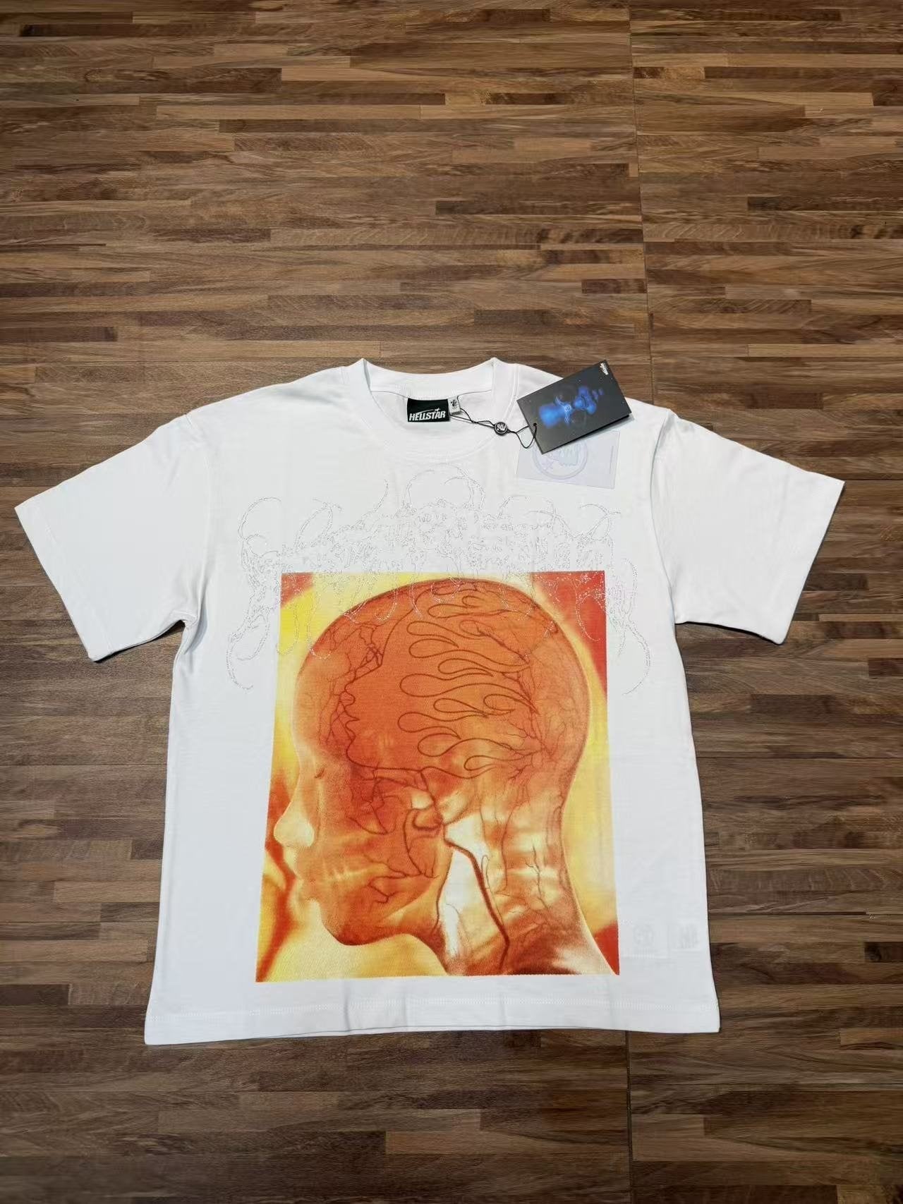 HS White Head Graphic Short-Sleeve T-Shirt ¡ª front