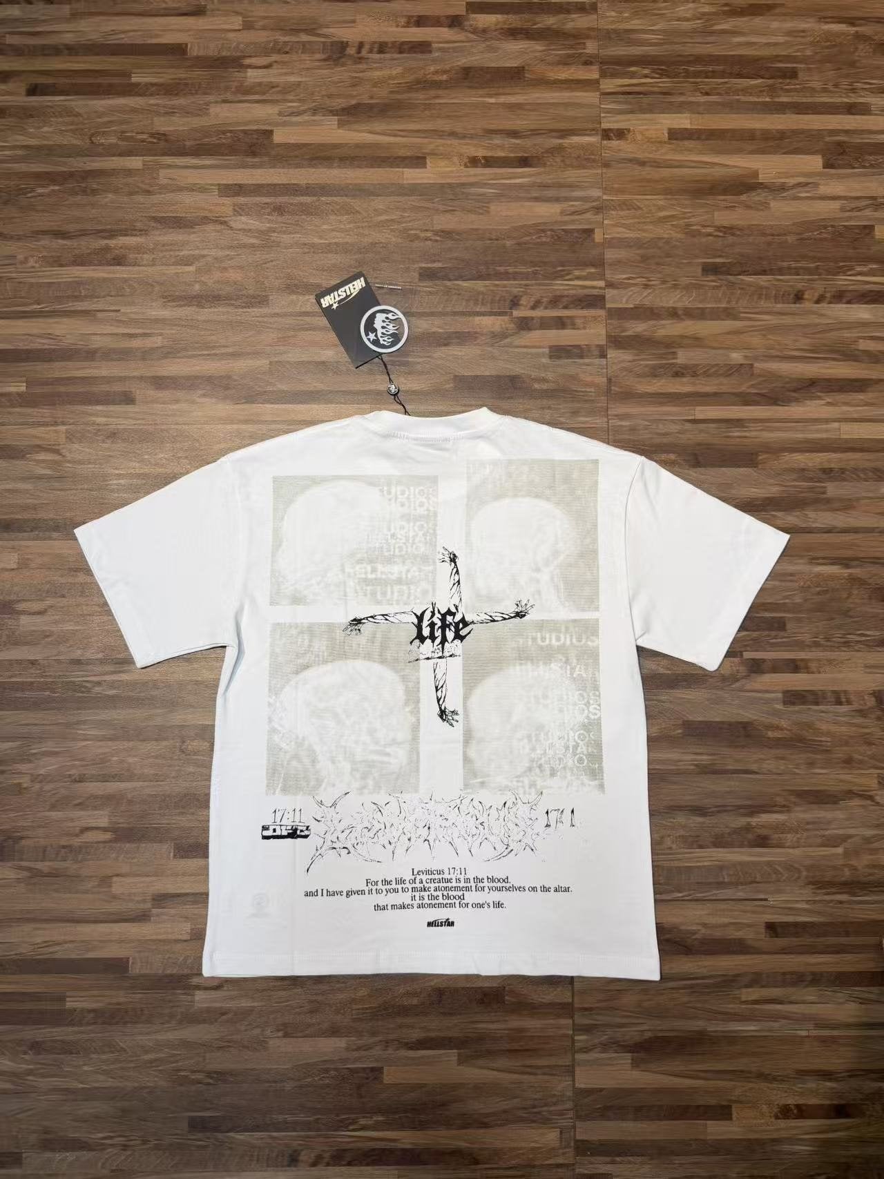 HS White Head Graphic Short-Sleeve T-Shirt ¡ª back