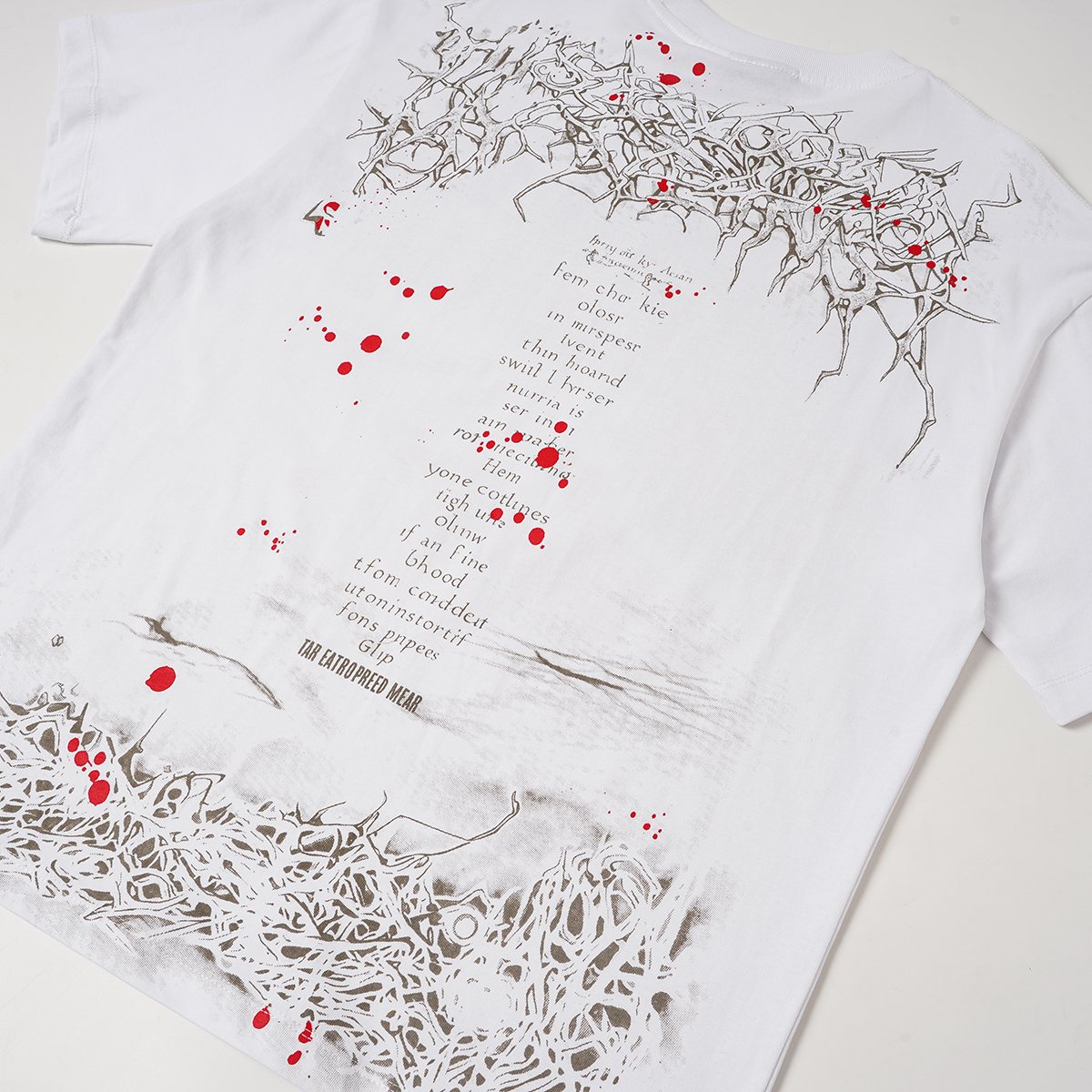 HS Ivory White NFC Detail Short-Sleeve T-Shirt ¡ª detail