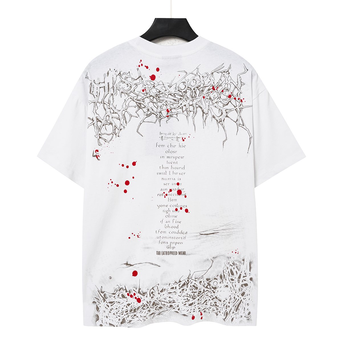 HS Ivory White NFC Detail Short-Sleeve T-Shirt ¡ª back