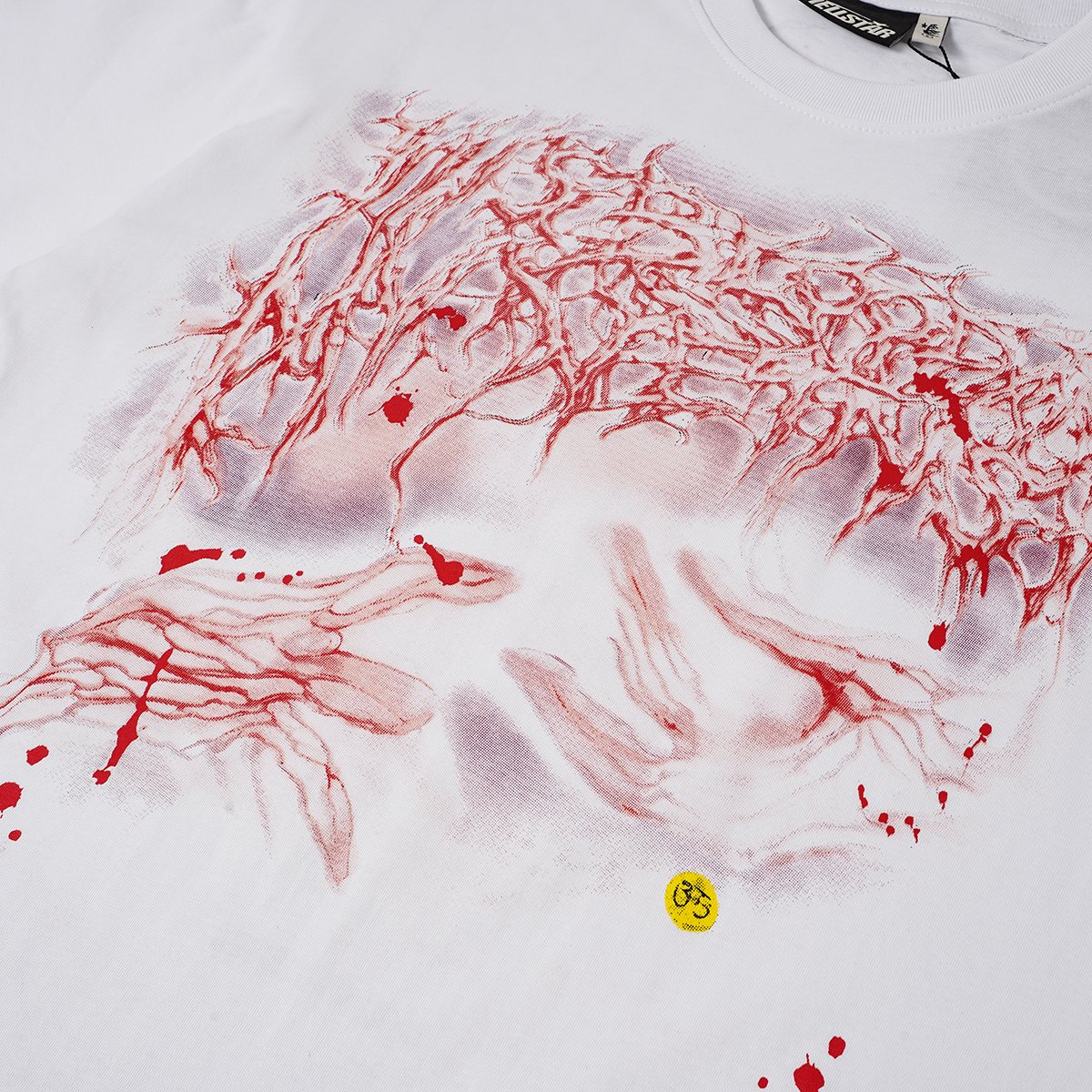 HS Ivory White NFC Detail Short-Sleeve T-Shirt ¡ª detail