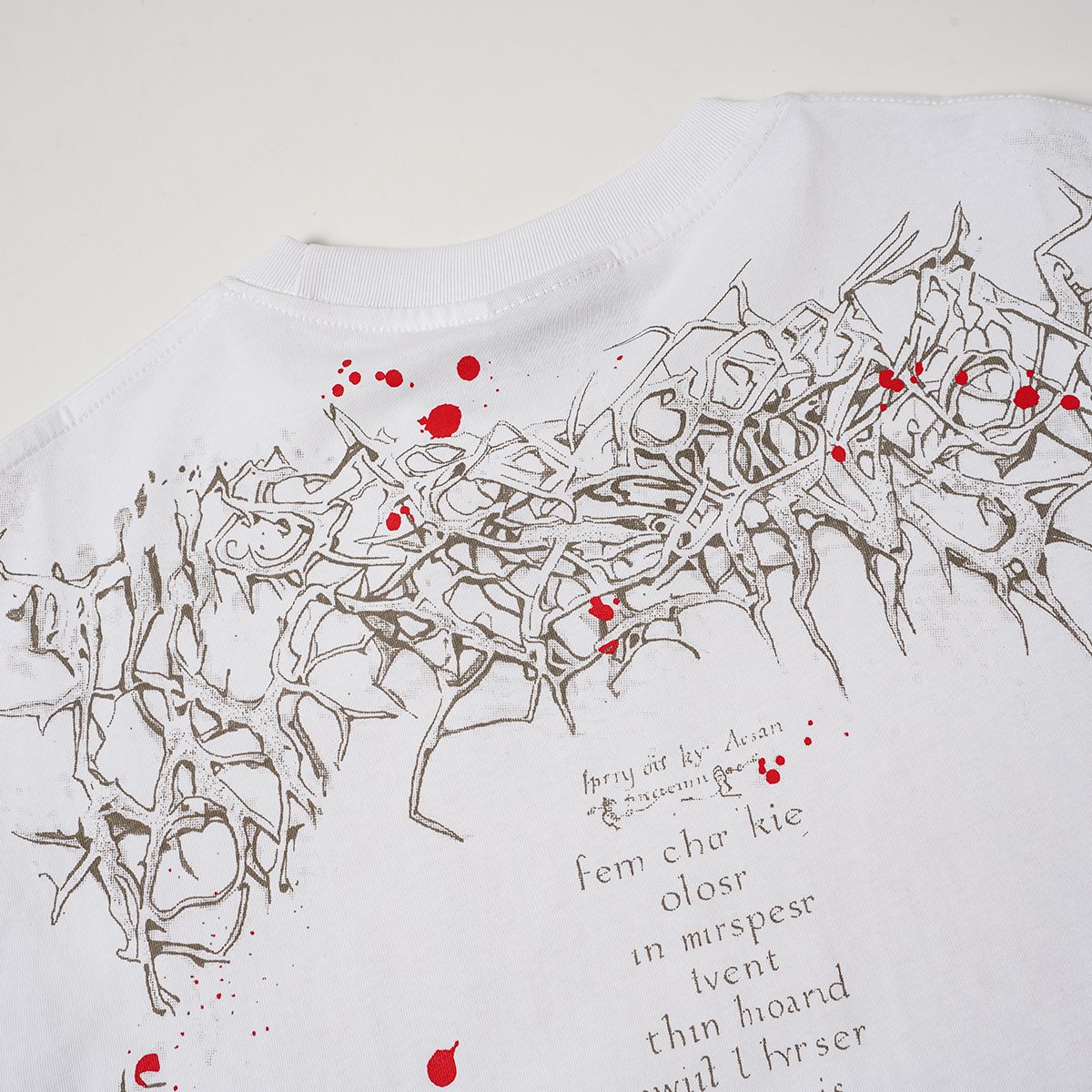 HS Ivory White NFC Detail Short-Sleeve T-Shirt ¡ª detail