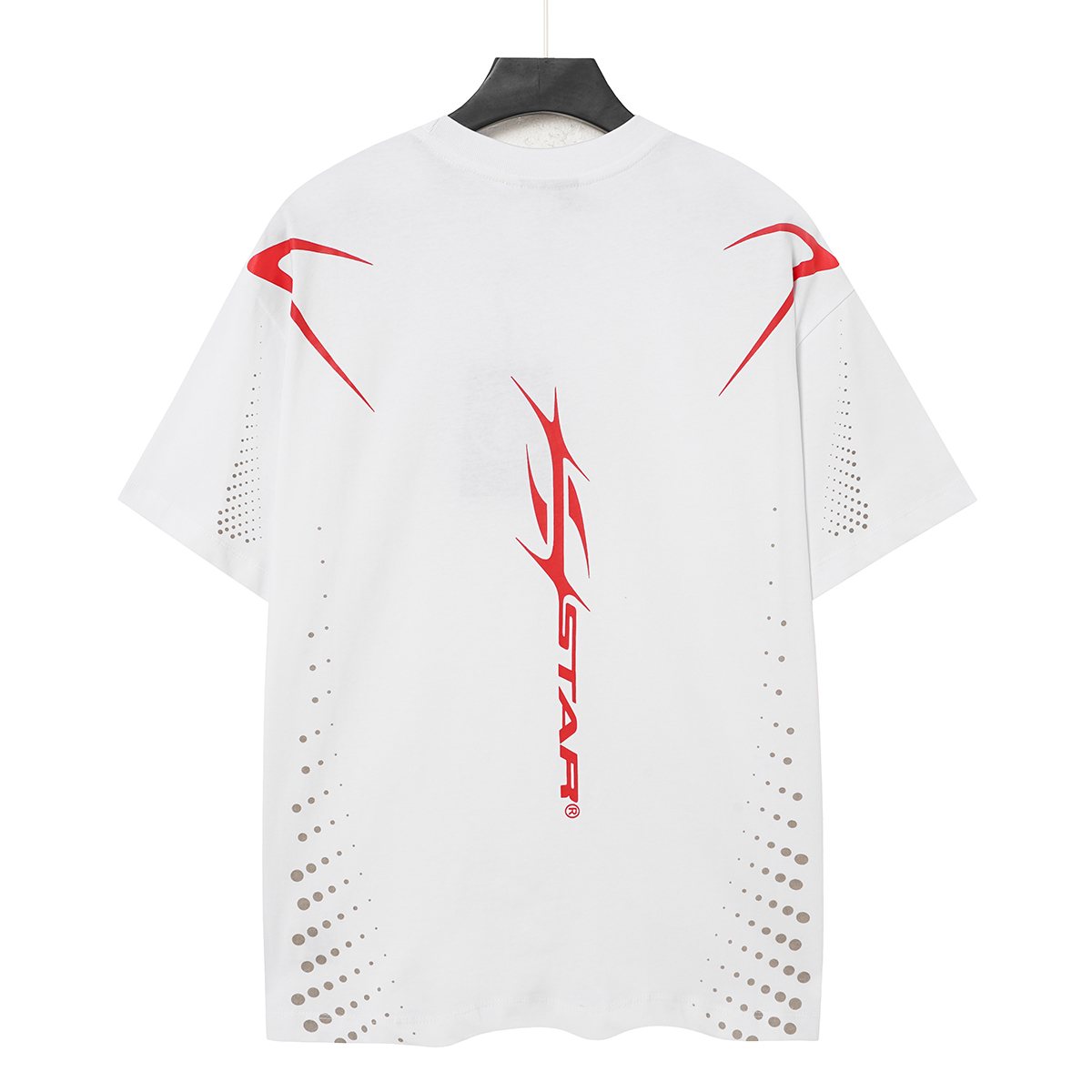 HS Shoulder Graphic Dot Detail T-Shirt ¡ª back