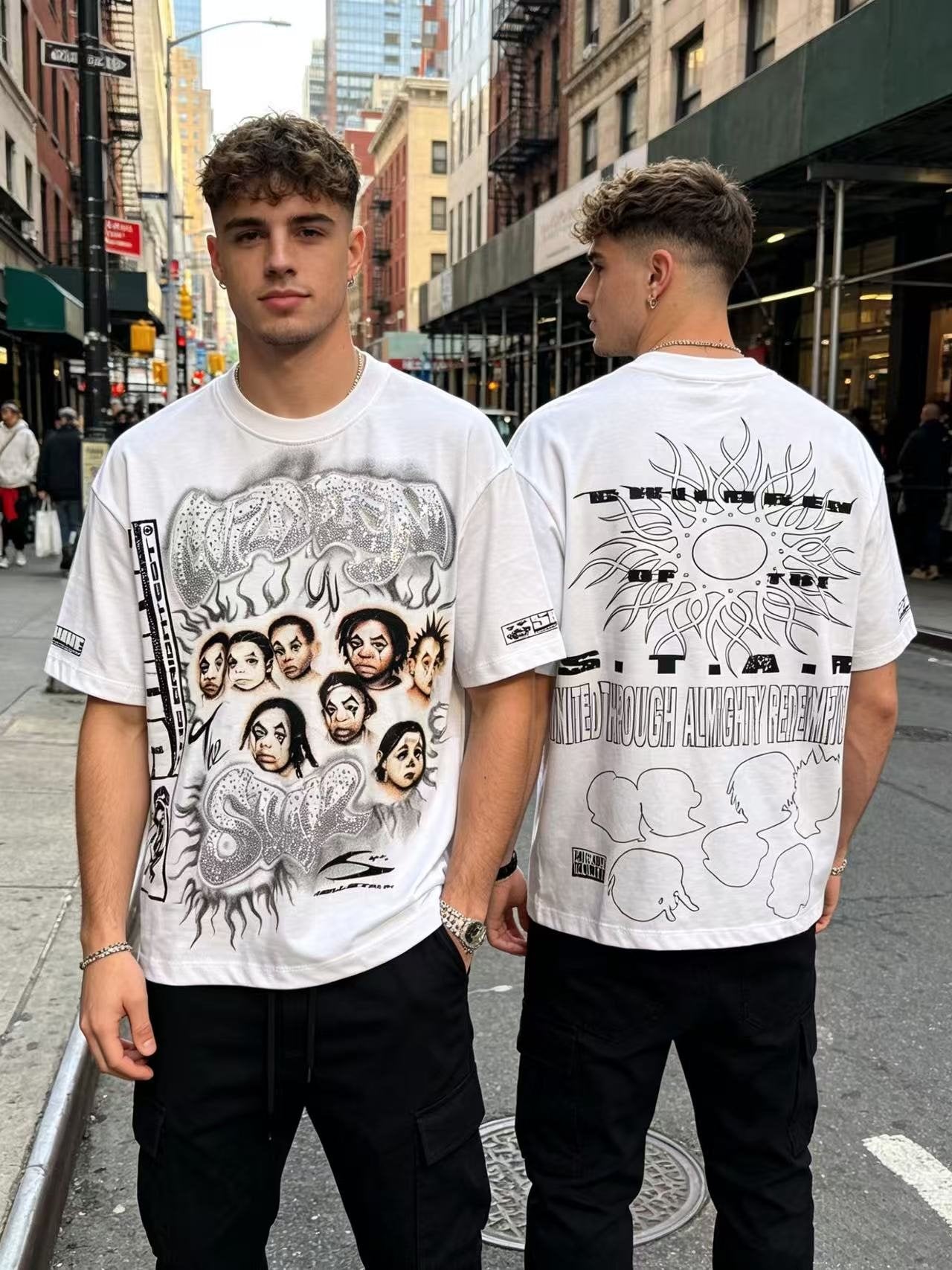 HS Redemption Rhinestone Graphic T-Shirt ¡ª context
