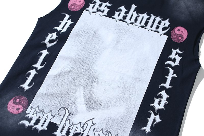 HS Gothic Graphic Sleeveless T-Shirt ¡ª detail