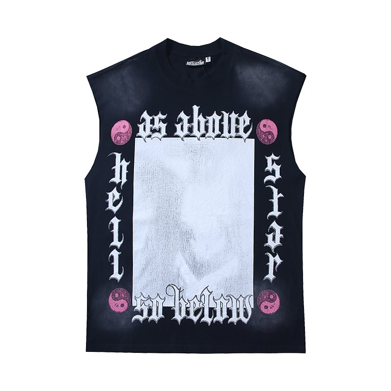 HS Gothic Graphic Sleeveless T-Shirt ¡ª front