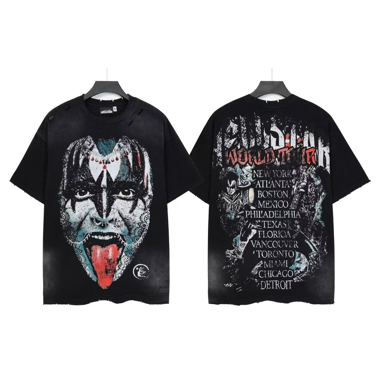 HS Face Tongue Tour Graphic T-Shirt ¡ª front