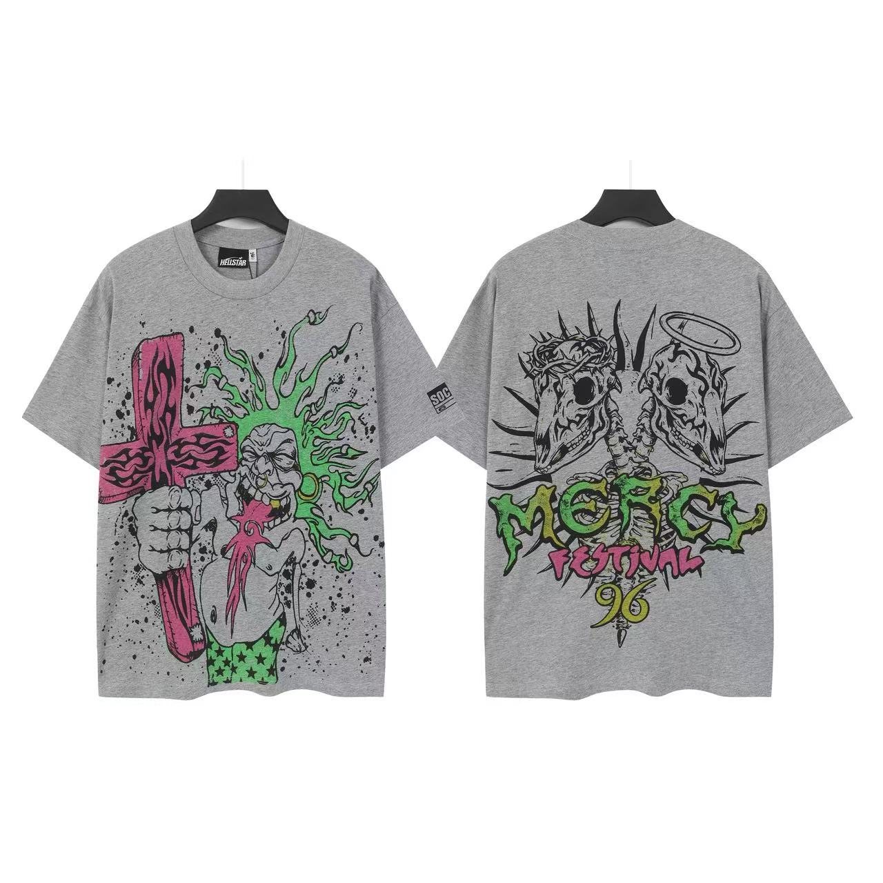 HS Cross Skull Graphic T-Shirt ¡ª front
