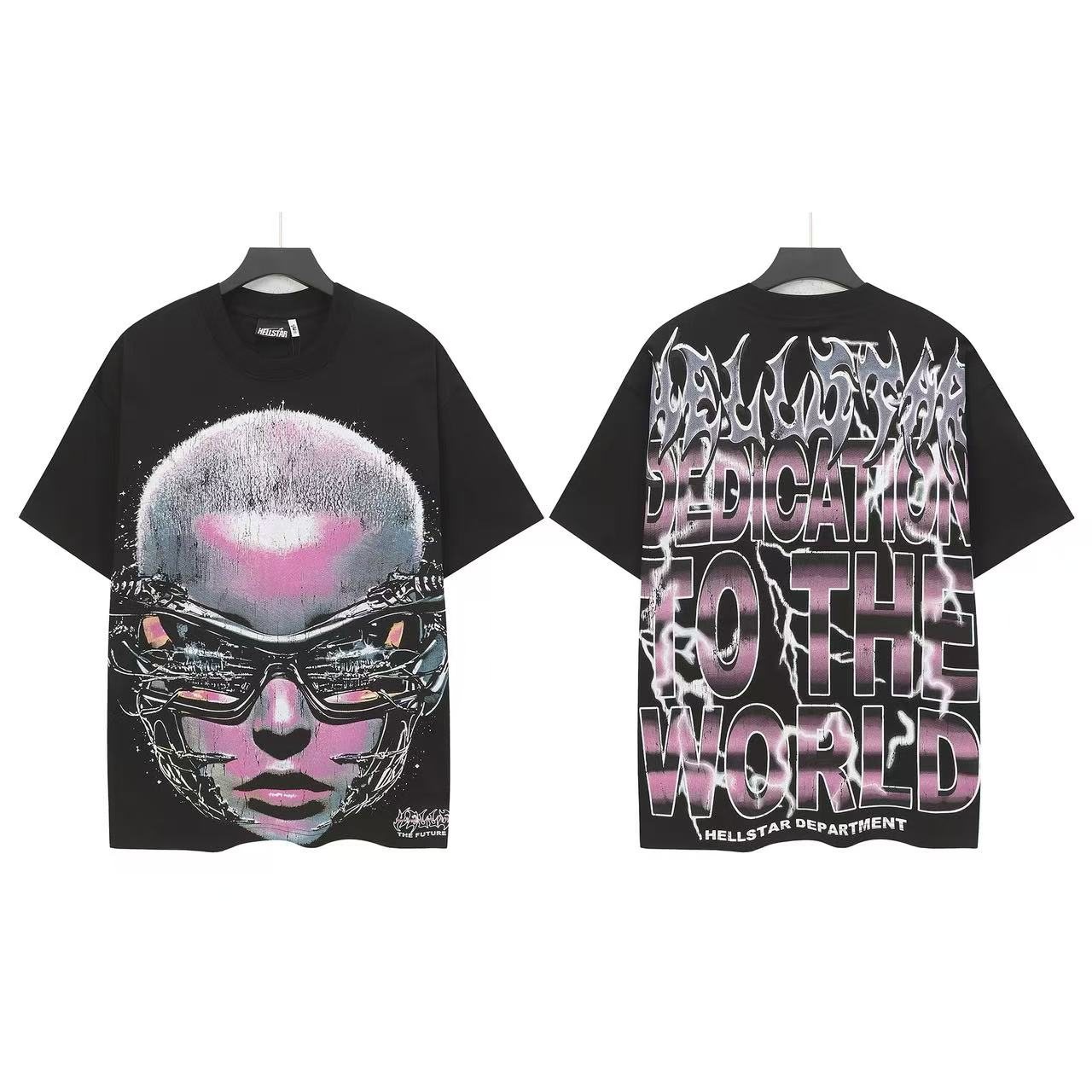 HS Dedication To The World Face Graphic T-Shirt ¡ª front