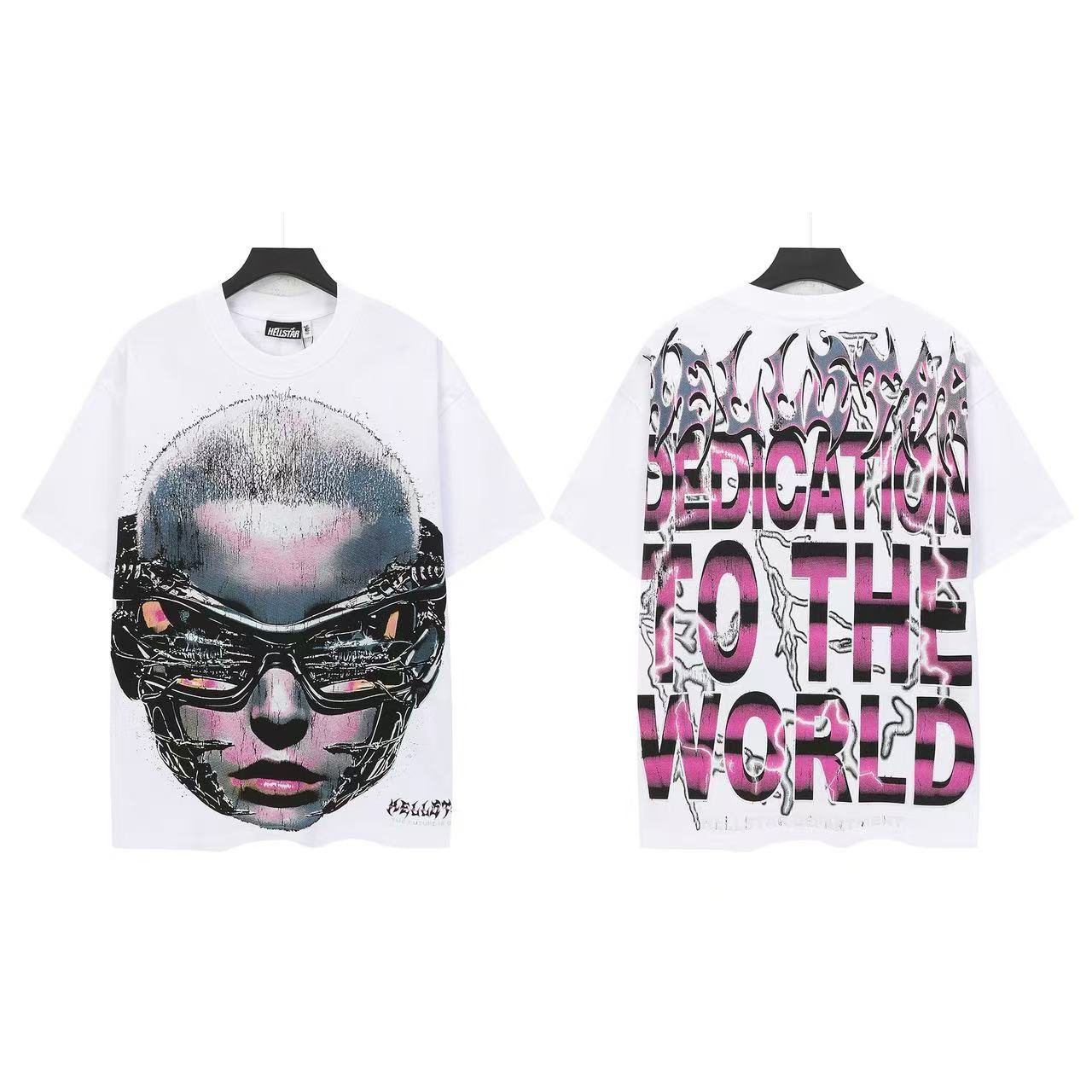 HS Dedication To The World Face Graphic T-Shirt ¡ª front