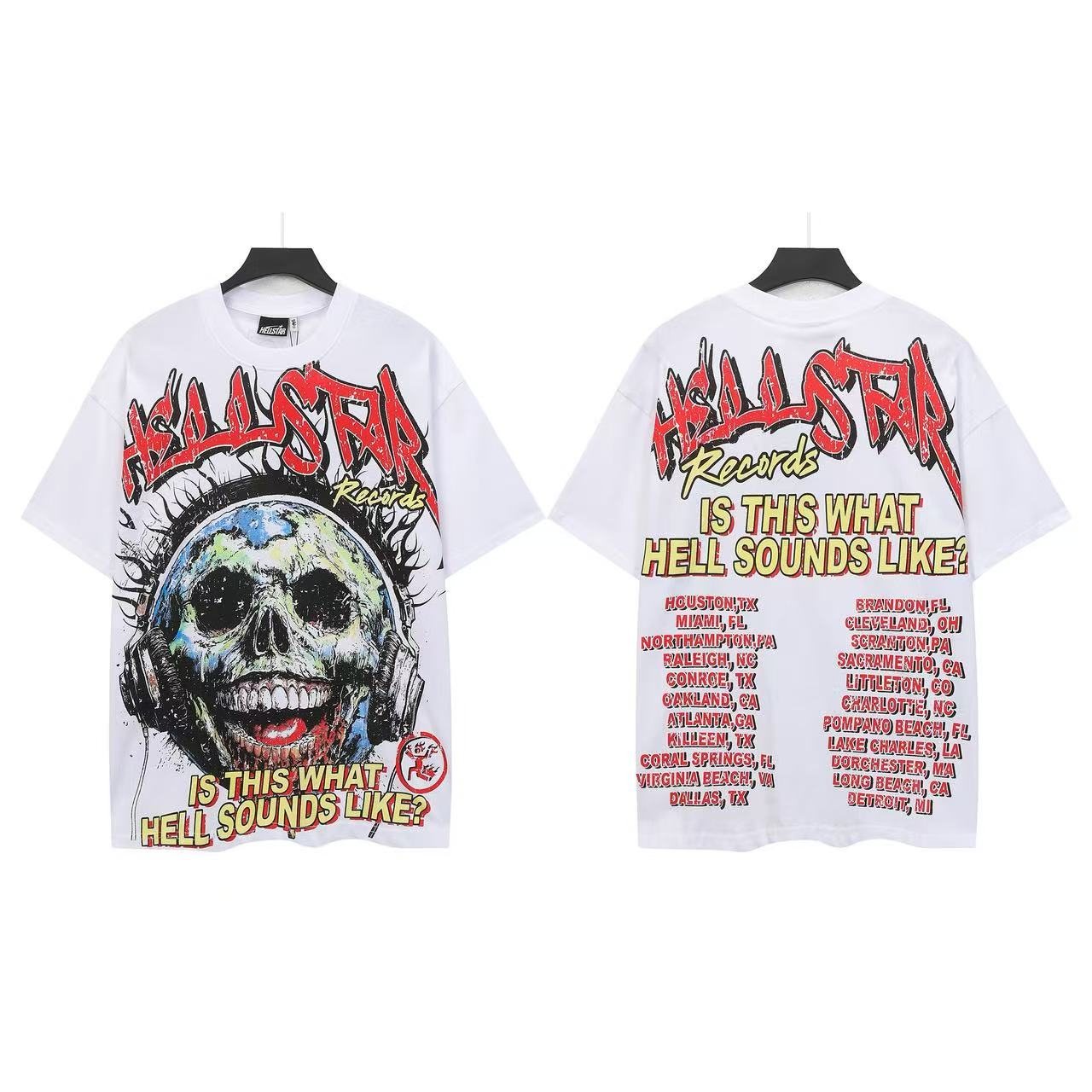 HS Is This What Hell Sounds Like Skull Graphic T-Shirt ¡ª front