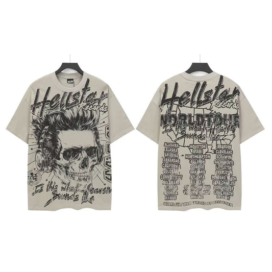 HS Is This What Heaven Sounds Like Skull T-Shirt ¡ª front