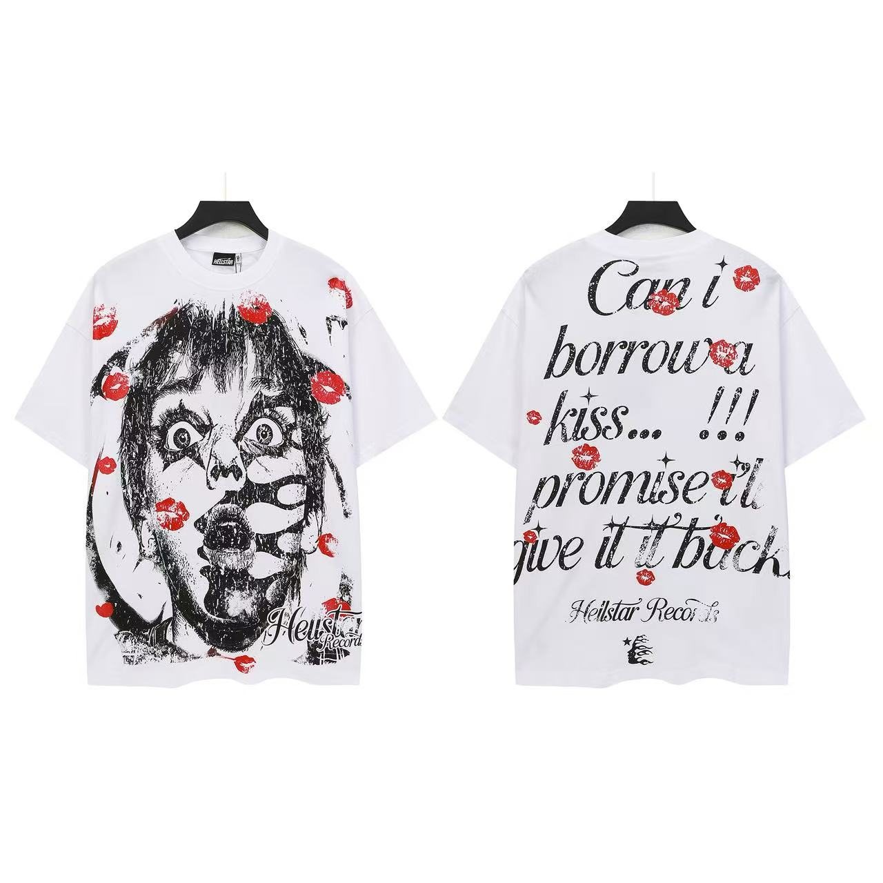 HS Can't Borrow a Kiss Clown Graphic T-Shirt ¡ª front