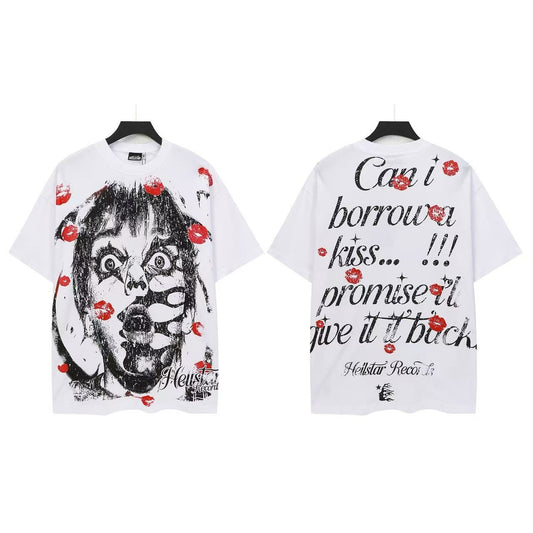 HS Can't Borrow a Kiss Clown Graphic T-Shirt ¡ª front