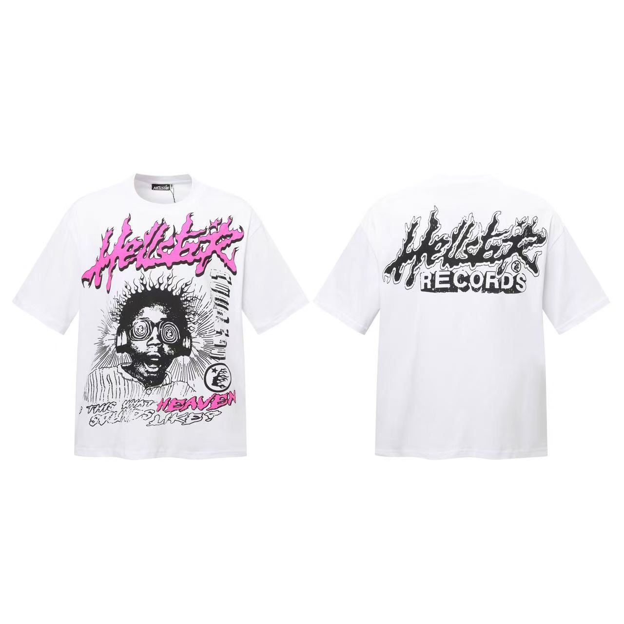 HS Records Skull Graphic T-Shirt ¡ª front