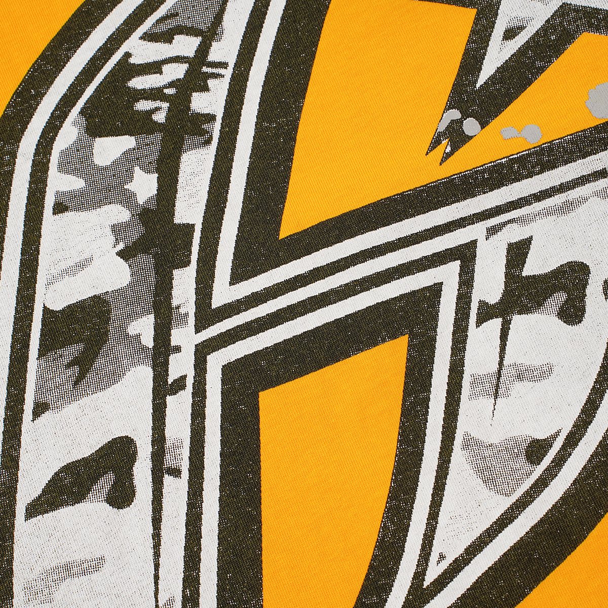 HS No Guts No Glory Yellow Graphic T-Shirt ¡ª detail