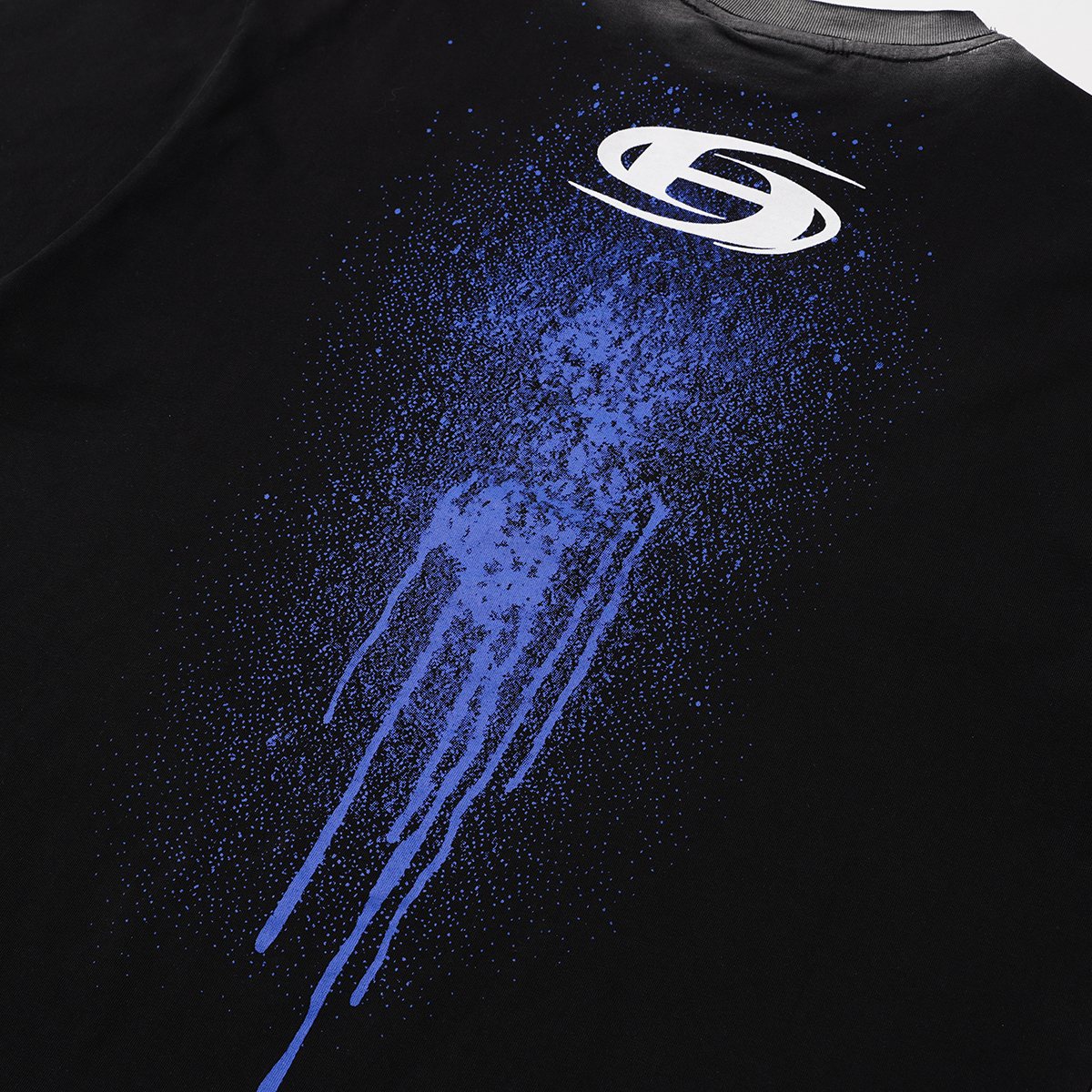 HS STLDOS Blue Spray Graphic T-Shirt ¡ª detail