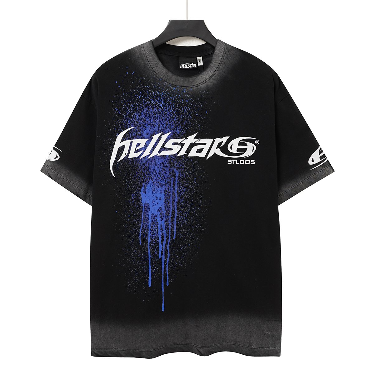 HS STLDOS Blue Spray Graphic T-Shirt ¡ª front