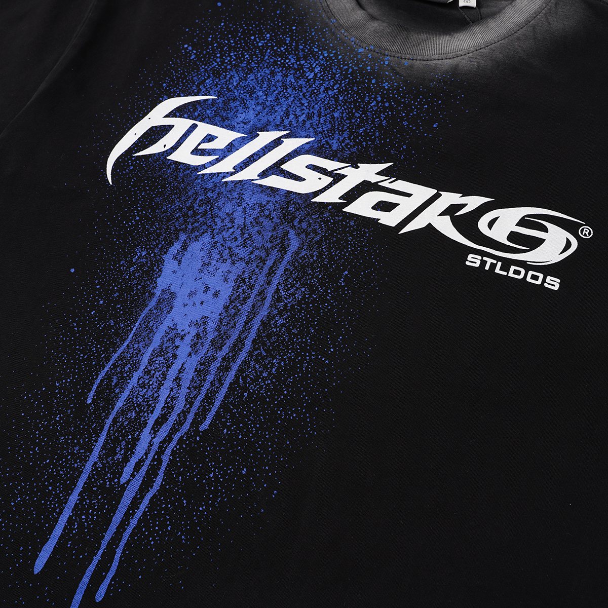 HS STLDOS Blue Spray Graphic T-Shirt ¡ª detail