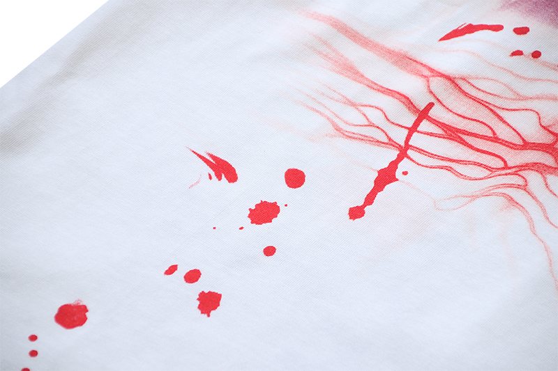HS Red and Black Graphic Short-Sleeve T-Shirt ¡ª detail