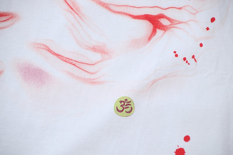 HS Red and Black Graphic Short-Sleeve T-Shirt ¡ª detail