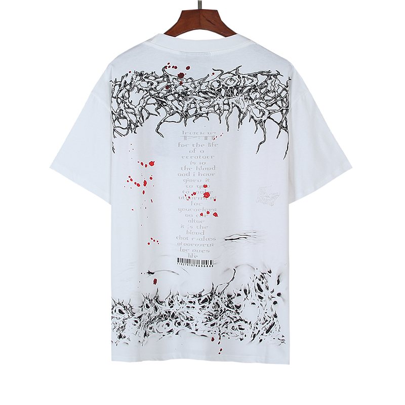 HS Red and Black Graphic Short-Sleeve T-Shirt ¡ª back