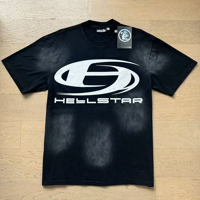HS Washed Black Graphic T-Shirt ¡ª front