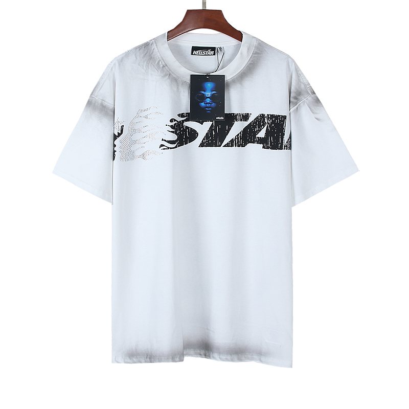HS Studios Rhinestone Graphic T-Shirt ¡ª front