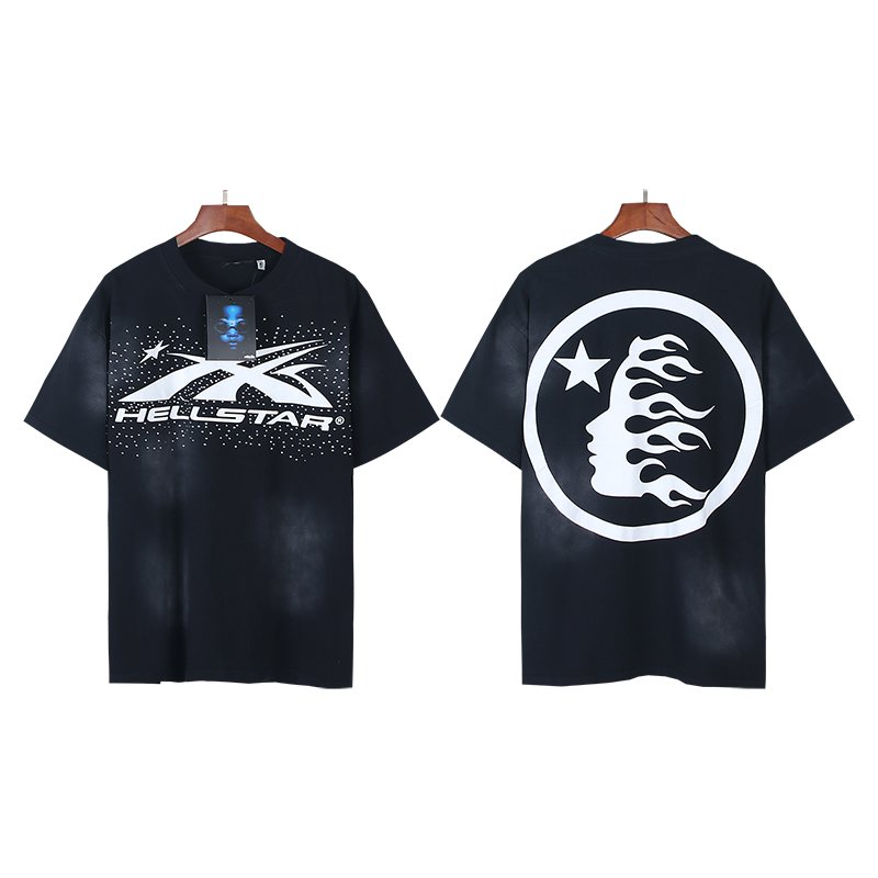 HS Washed Black Rhinestone Graphic T-Shirt ¡ª hero