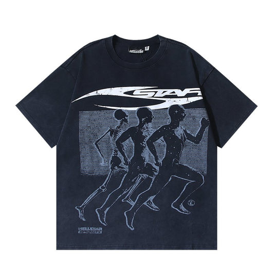 HS Washed Dark Navy Graphic T-Shirt ¡ª hero