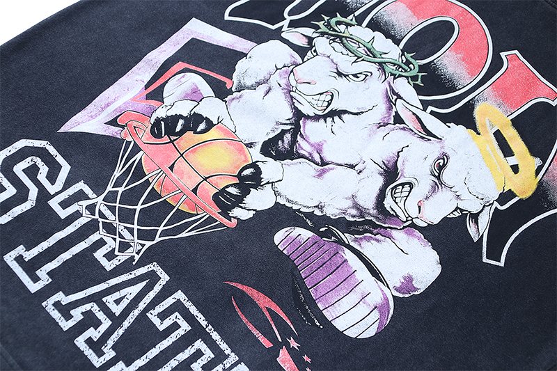 HS Holy State Basketball Lamb Short-Sleeve T-Shirt ¡ª detail