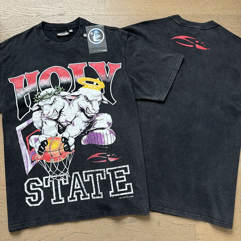 HS Holy State Basketball Lamb Short-Sleeve T-Shirt ¡ª context
