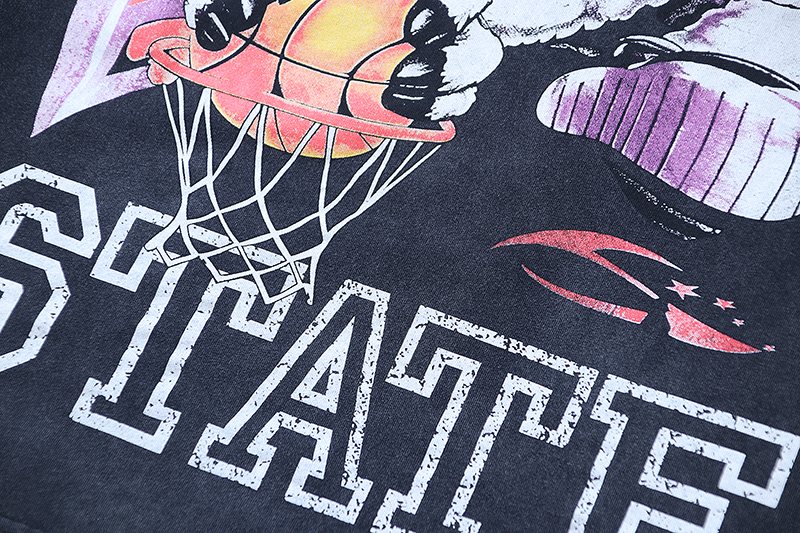 HS Holy State Basketball Lamb Short-Sleeve T-Shirt ¡ª detail