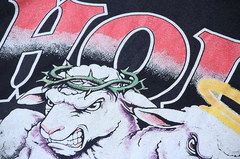 HS Holy State Basketball Lamb Short-Sleeve T-Shirt ¡ª detail