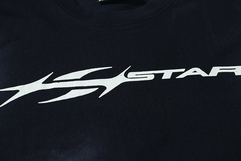 HS Washed Black Star Graphic T-Shirt ¡ª detail