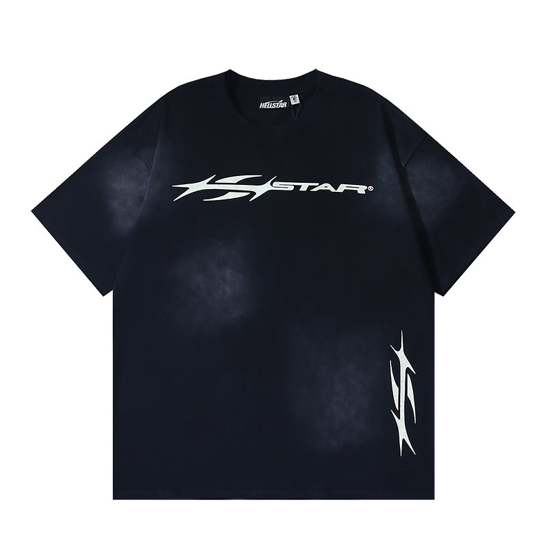 HS Washed Black Star Graphic T-Shirt ¡ª front