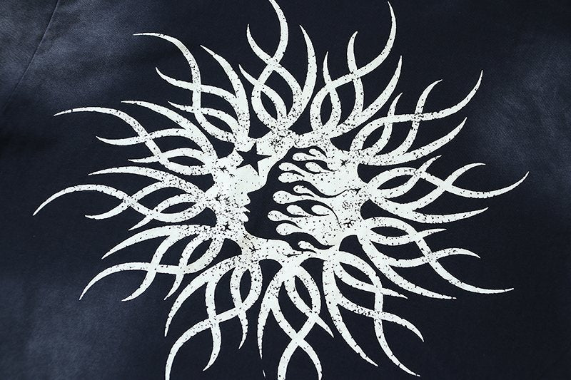 HS Washed Black Star Graphic T-Shirt ¡ª detail